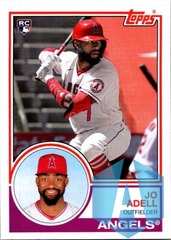 2021 Topps Archives 1983 Design Jo Adell RC Rookie Los Angeles Angels #152